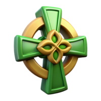 elegant bohemian Celtic Cross. NO BACKGROUND with Transparent Background. impeccable png