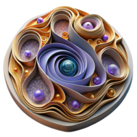 wonderful abstract Intricate Paper Quilling Design Cutout Element high resolution png