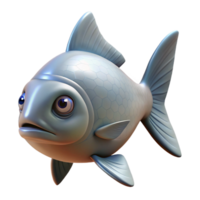 distinctive tropical Fish, portrait, NO BACKGROUND with Transparent Background. elite png