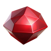 alluring impressionist A single, blood-red ruby. NO BACKGROUND with Transparent Background. exclusive png