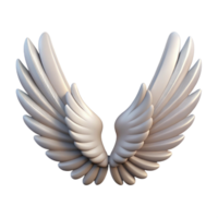 dazzling timeless A pair of feathered angel wings. NO BACKGROUND with Transparent Background. png