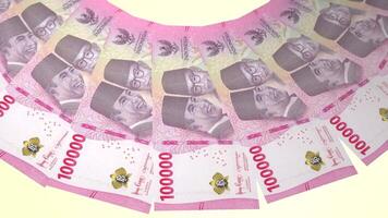48 Shining Looping Design 100000 Rupiah Curency of Indonesia video