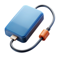 dynamic serene External hard drive with USB cable NO BACKGROUND with Transparent Background. top-tier png