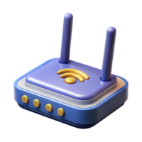 distinctive geometric Wireless router with antennas NO BACKGROUND with Transparent Background. impeccable png