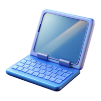 dynamic breathtaking Tablet computer with keyboard case NO BACKGROUND with Transparent Background. high quality png