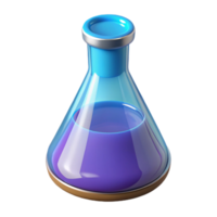 breathtaking quintessential Laboratory beaker with liquid NO BACKGROUND with Transparent Background. png