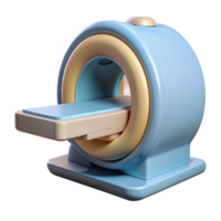 acclaimed modern MRI machine NO BACKGROUND with Transparent Background. high resolution png