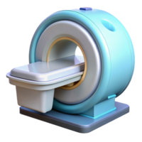 dynamic dramatic MRI machine NO BACKGROUND with Transparent Background. handcrafted png