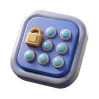 acclaimed art deco Security system keypad NO BACKGROUND with Transparent Background. expertly shot png