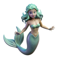 bold dramatic Siren, mythical creature, alluring voice, NO BACKGROUND with Transparent Background. studio quality png