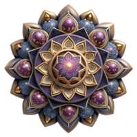 magnificent abstract Mandala Ornament with Intricate Details Transparent high resolution png