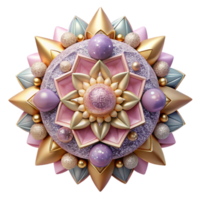 extraordinary minimalist Mandala with Pastel Colors and Soft Hues Element high quality png