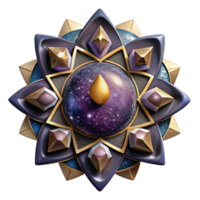 beautiful traditional Mandala with Simple Forms and Minimalist Design Element Cutout premium png