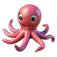 alluring romantic abstract Octopus NO BACKGROUND with Transparent Background. luxury png