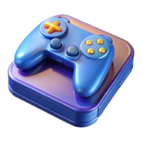 beautiful ethereal nordic Gaming console with controller NO BACKGROUND with Transparent Background. precision png