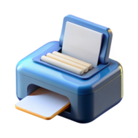 alluring nordic Printer with paper tray open NO BACKGROUND with Transparent Background. masterfully captured png