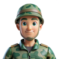 dramatic calm nordic Military soldier in camouflage, NO BACKGROUND with Transparent Background. professional png