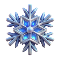 breathtaking unforgettable A single, intricate snowflake with a magical glow. NO BACKGROUND with Transparent Background. png