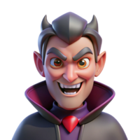 elegant timeless Villain with an evil grin NO BACKGROUND with Transparent Background. png