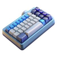 distinctive creative Mechanical keyboard gaming customizable keys NO BACKGROUND with Transparent Background. handcrafted png