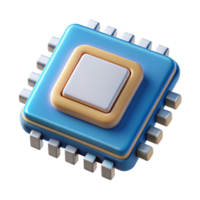 captivating intense classic Microchip processor computer hardware technology NO BACKGROUND with Transparent Background. exclusive png