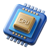 breathtaking distinctive CPU central processing unit computer hardware NO BACKGROUND with Transparent Background. png