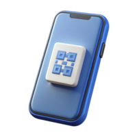 breathtaking abstract Smartphone with QR code scanner app displayed NO BACKGROUND with Transparent Background. premium png