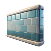 beautiful bold elegant Wall tile, subway, NO BACKGROUND with Transparent Background. impeccable png