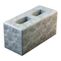 dramatic iconic Concrete block, gray, NO BACKGROUND with Transparent Background. png