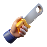 alluring surreal Saw, hand, NO BACKGROUND with Transparent Background. impeccable png