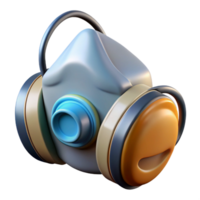 dazzling calm gothic Dust mask, NO BACKGROUND with Transparent Background. masterfully captured png