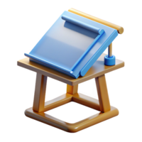acclaimed victorian Drafting table, NO BACKGROUND with Transparent Background. high resolution png