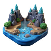 captivating distinctive Styx, river of the underworld NO BACKGROUND with Transparent Background. png