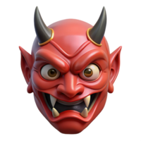 alluring timeless Tengu Mask, Japanese goblin mask NO BACKGROUND with Transparent Background. png