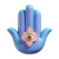 alluring harmonious art deco Hamsa Hand, amulet for protection NO BACKGROUND with Transparent Background. exclusive png