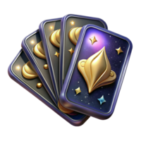 stunning abstract Playing Cards Fan View Transparent Background high quality png