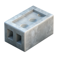 coveted rustic Concrete block, NO BACKGROUND with Transparent Background. genuine png