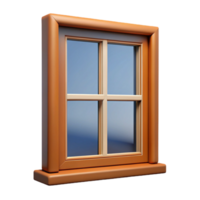 enchanting ethereal traditional Double-hung window sash, NO BACKGROUND with Transparent Background. sharp png