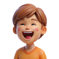 distinctive urban Happy child, laughing, playful expression, NO BACKGROUND with Transparent Background. sharp png