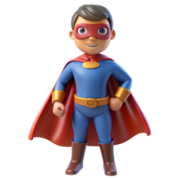 bold enchanting Superhero, cape, mask, NO BACKGROUND with Transparent Background. authentic png
