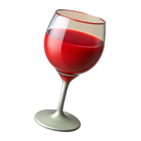 acclaimed industrial Wine glass, red wine, filled, NO BACKGROUND with Transparent Background. museum quality png