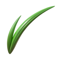 bold enchanting Blade of grass NO BACKGROUND with Transparent Background. 4K png