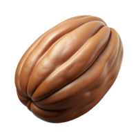 dazzling sought-after Single pecan, shelled. NO BACKGROUND with Transparent Background. png