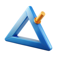 alluring notable Architect's triangle NO BACKGROUND with Transparent Background. png