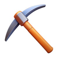 dreamy magnificent Pickaxe NO BACKGROUND with Transparent Background. high resolution png
