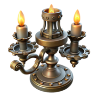 dynamic stunning Steampunk silverware with intricate designs and metallic finishes. NO BACKGROUND with Transparent Background. refined png