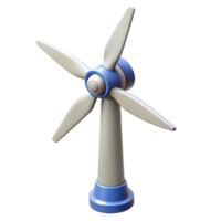 distinctive classic Wind turbine rotating in the wind. NO BACKGROUND with Transparent Background. museum quality png