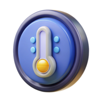 acclaimed bohemian Smart thermostat displaying temperature. NO BACKGROUND with Transparent Background. detailed png