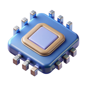 incantevole barocco microchip con intricato circuiti. no sfondo con trasparente sfondo. bene dettaglio png