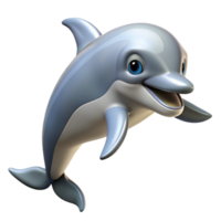 breathtaking retro A playful bottlenose dolphin, leaping, NO BACKGROUND with Transparent Background. masterfully captured png